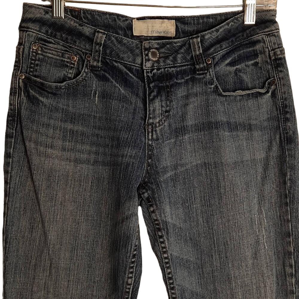 Maurices Taylor Boot Jeans Juniors 5 Womens 6 Blue Western Casual Everyday